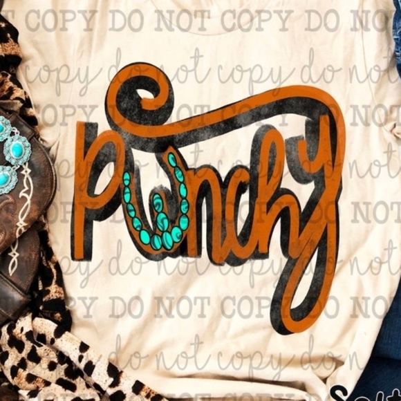 🧡 Punchy Western Graphic Tee | Turquoise Rope Detail | Country Life Boutique - Picture 4 of 15